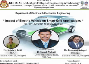 Webinar on Impact of Electric Vehicles on smart grid applications