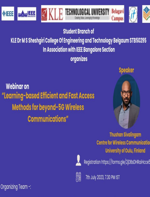 Webinar on “Learning Based Efficient and Fast Access Method for Beyond 5G -Wireless”