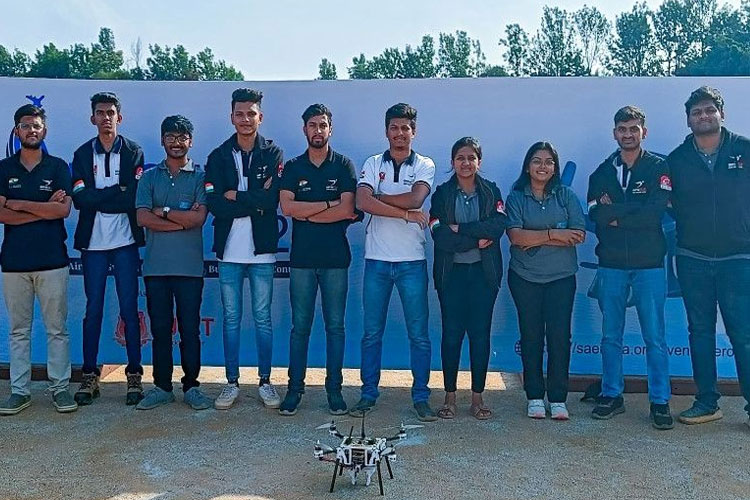 Victorious Skies: Team AeroKLE Triumphs in Autonomous Flight at SAEINDIA Aerothon 2023!