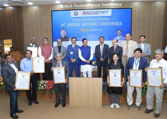 National Conference of Indian Council of Chemists Inaugurated at KLE Technological University, Hubballi